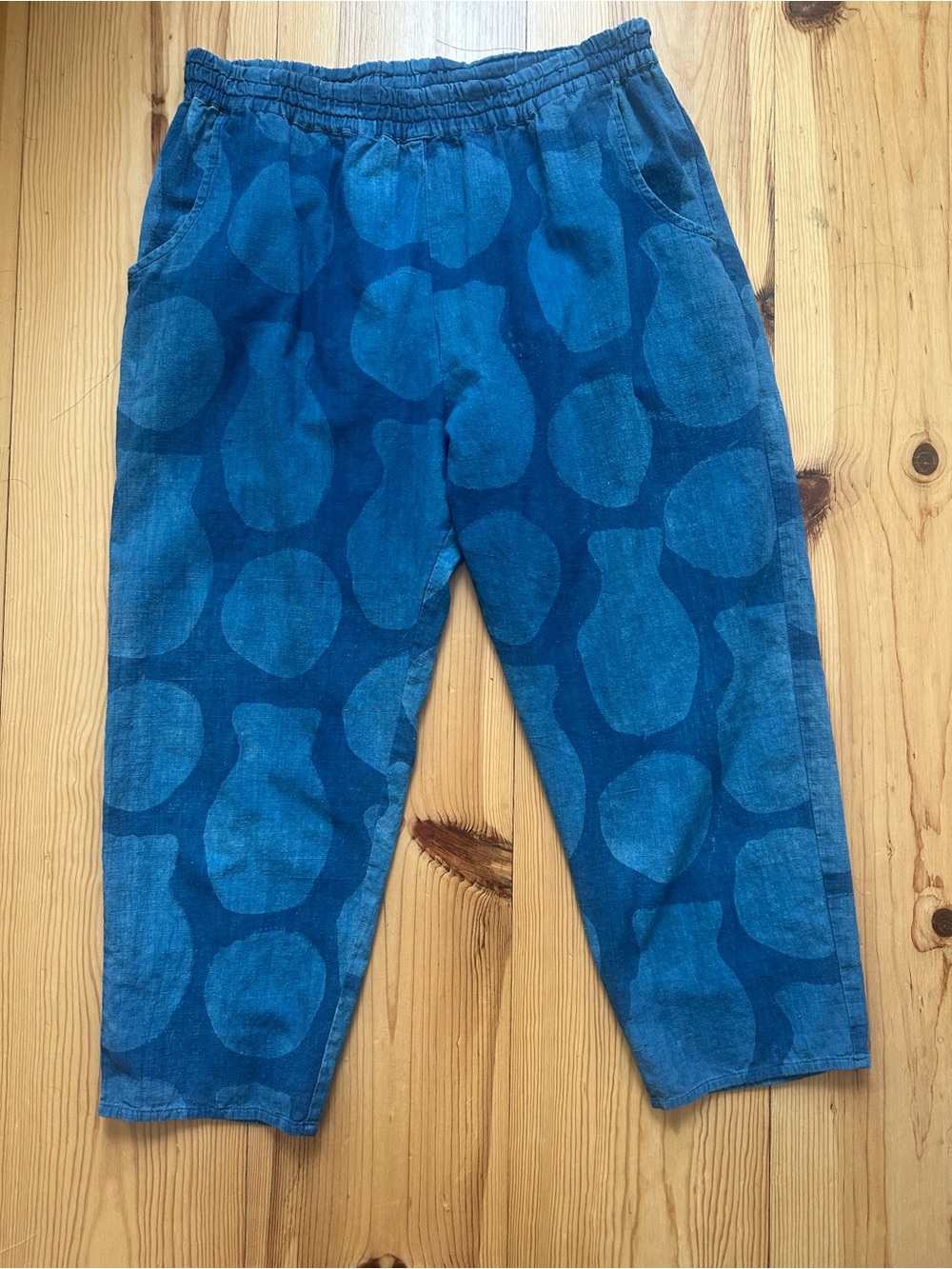 Po Em indigo Dyed Deck Pants XL